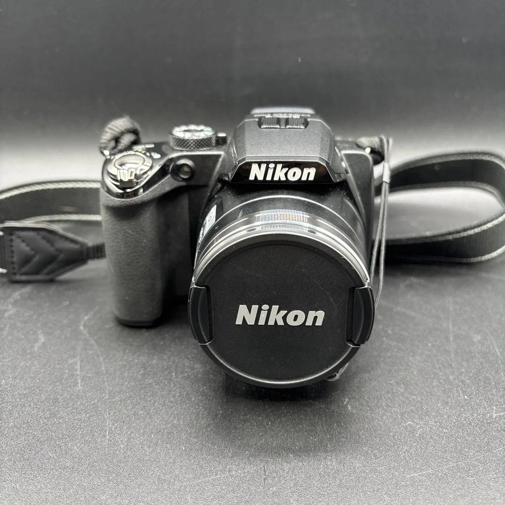 Nikon COOLPIX P100 10.3MP Digital Camera 26x Zoom Tested Battery